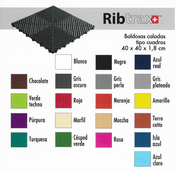 Colores Swisstrax disponibles